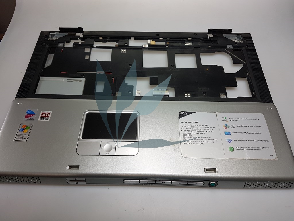 Repose-poignets complet avec touchpad pour Acer Aspire 9500